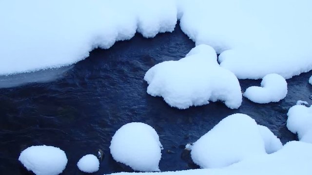 rivi&egrave;re en hiver