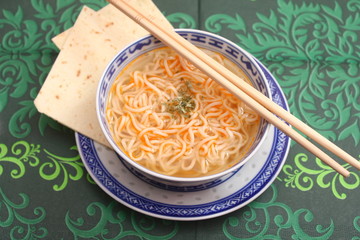 chinesische Nudelsuppe