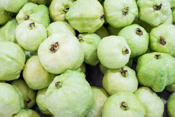 Fresh kim joo guavas.