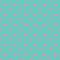 Seamless romantic heart background pattern. Love wallpaper.