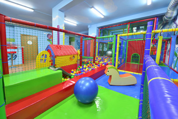 Fototapeta na wymiar Indoor children playground