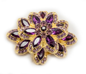 Jewellery shiny brooch necklace pin 