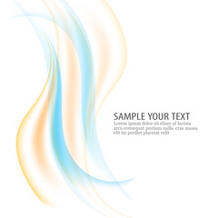 Wavy blue and green lines background tps10