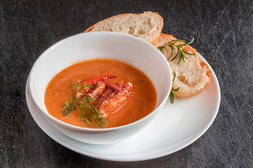 ロブスターのビスク　フランス料理　 French food Lobster Bisque © norikko