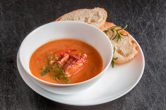 ロブスターのビスク　フランス料理　 French food Lobster Bisque