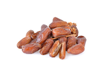 Dates  Palm fruit isolated on white background