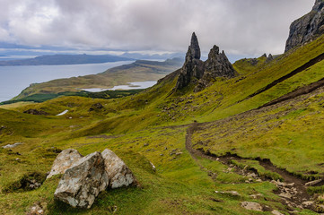Fototapeta na wymiar Old Man of Storr, Isle of Skye Landscape