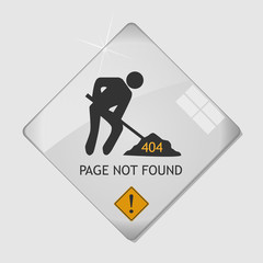 404 glass error page