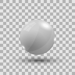 White 3d sphere