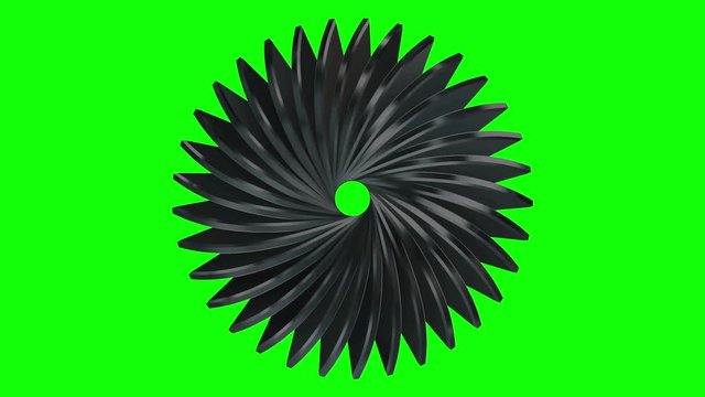 Aperture iris diaphragm. Diaphragm close and open. Available in HD video 3d render footage. Chroma key green screen.