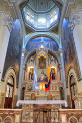 Fototapeta na wymiar Interior of the Santo Domingo church, Guayaquil, Ecuador