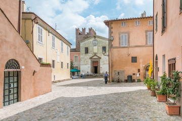 Calcata, medieval village in Viterbo Province, Lazio (Italy)