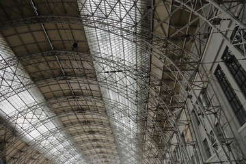 MOSCOW, RUSSIA - DECEMBER 10, 2016: Interior of the Kievskiy railway station