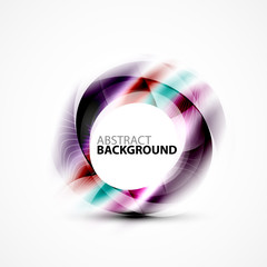 Vector abstract blurred swirl
