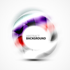 Vector abstract blurred swirl