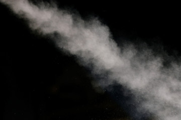 texture of smoke on a black background