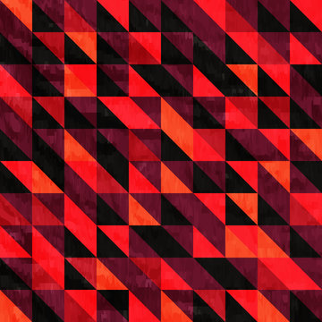 Retro pattern of geometric shapes


