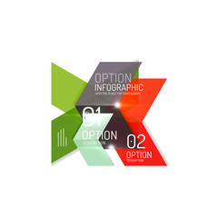 Vector geometric abstract background template for infographics