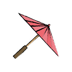 Isolated fashion umbrella icon vector illustration graphic design