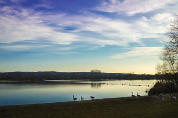 Abendstimmung am Kinzigsee 