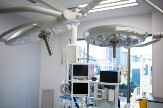 Equipment and medical devices in modern operating room