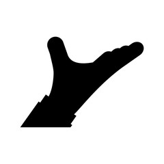 Hand holding something icon vector illustration graphic design