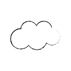 Isolated cloud weather icon vector illustration graphic design