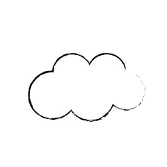 Isolated cloud weather icon vector illustration graphic design