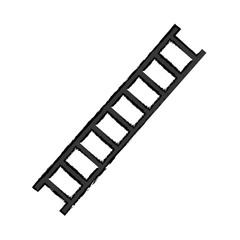 Construction ladder equipment icon vector illustration graphic design