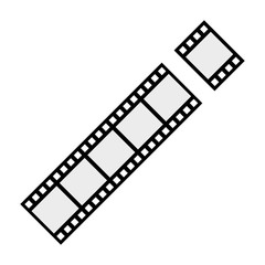 Movie roll equipment icon vector illustration graphic design