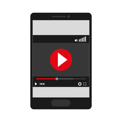 Mobile smartphone technology icon vector illustration graphic design