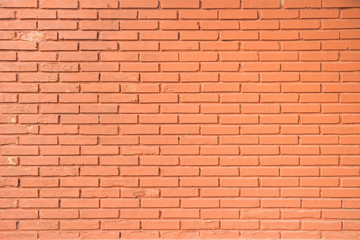 orange bricks wall