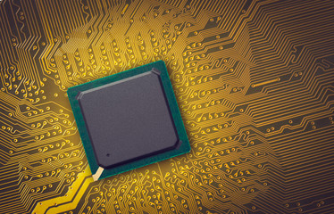 Microchip on motherboard
