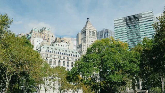 Old skyscrapers of Manhattan
