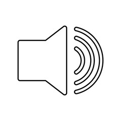 Volume bullhorn symbol icon vector illustration graphic design