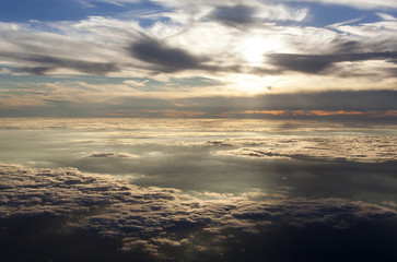 Sunset Above Clouds