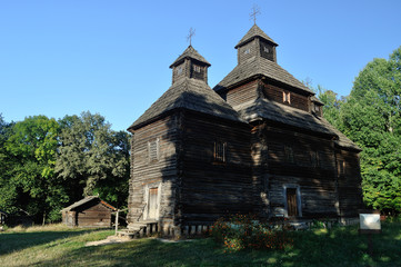 Fototapeta na wymiar old ukrainian village