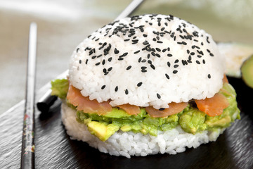 Sushi burger