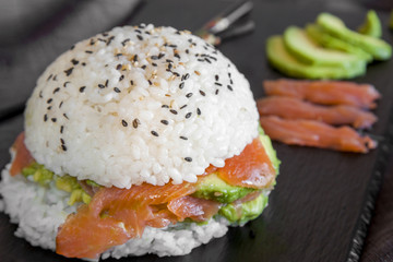 Sushi burger