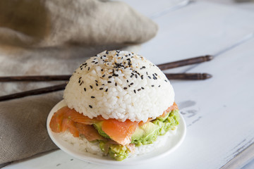 Sushi burger