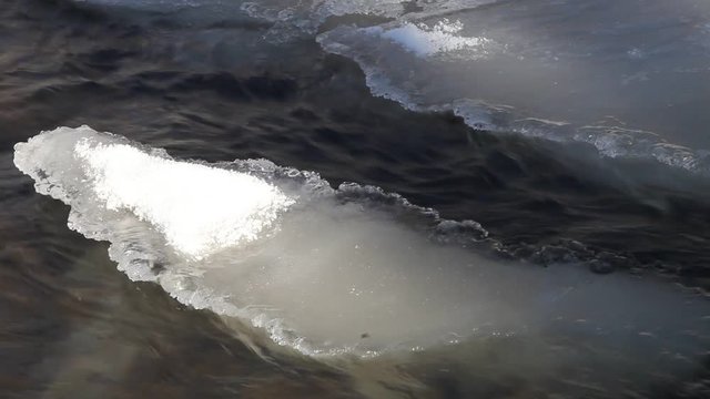 rivi&egrave;re en hiver