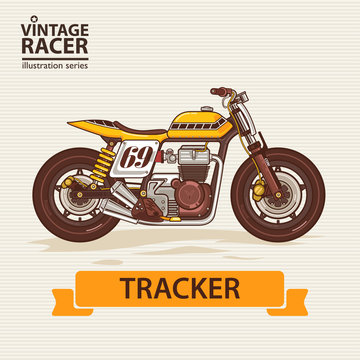 Vintage Racing Motorcycle