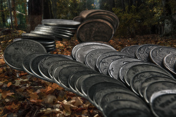 Money in the world it is emitted too much and now they force out even the nature.