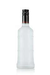 chilled bottle of vodka