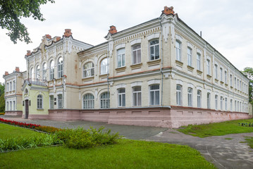 Secondary school in the town of Krolevets, Sumy region. Ukraine