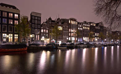 Amsterdam city landscape