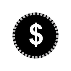 Isolated Coin money icon vector illustration graphic design