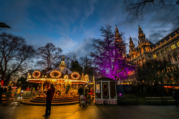 Naklejka premium Weihnachtsstimmung in Wien