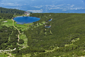Naklejka na ściany i meble Panorama around Bezbog lake, Pirin Mountain, Bulgaria
