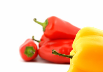 Fresh peppers vegetable